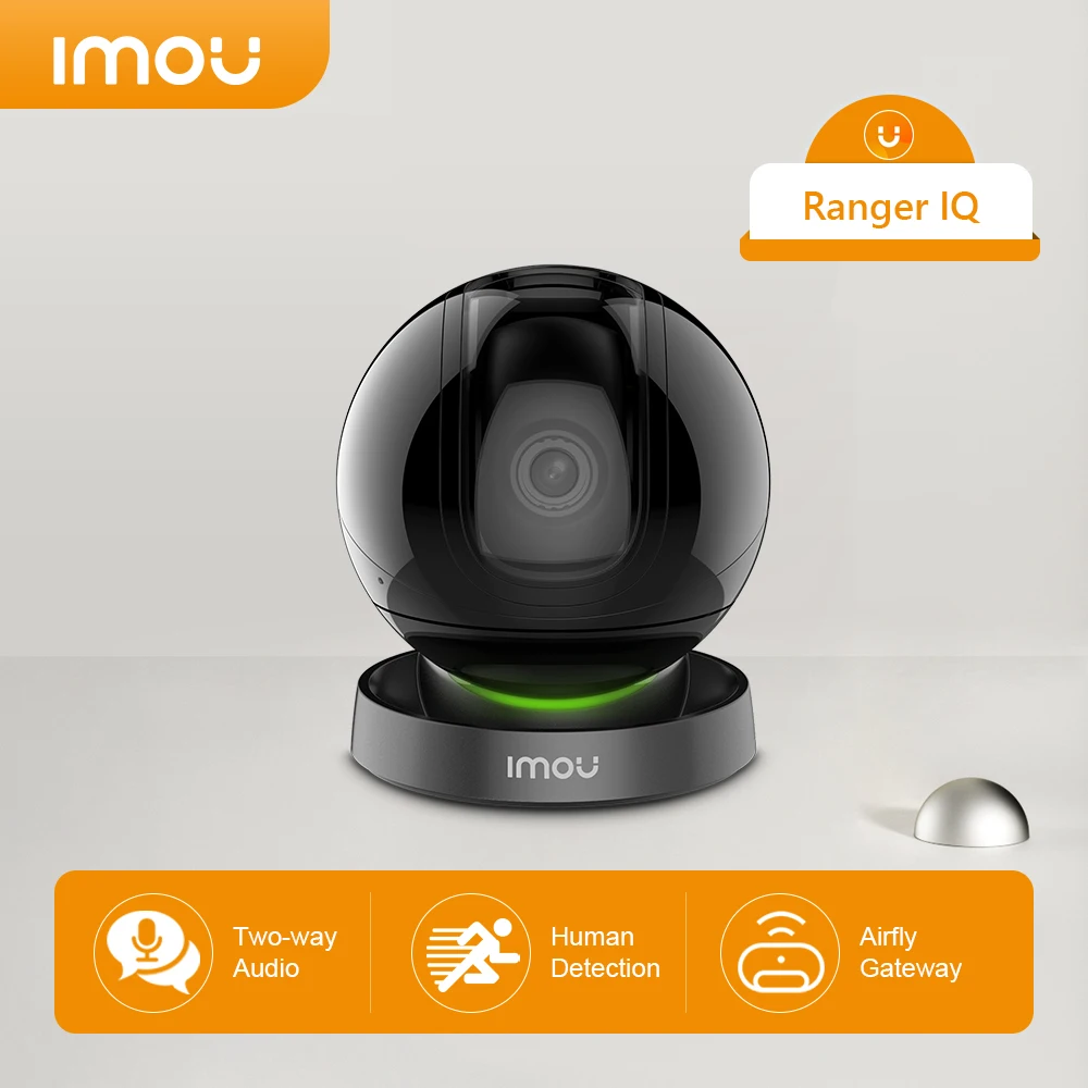 

Imou Ranger IQ 1080P PTZ Camera Wide Coverage Smart Tracking Camera AI Human Detection Privacy Mode Auto Cruise Indoor cam