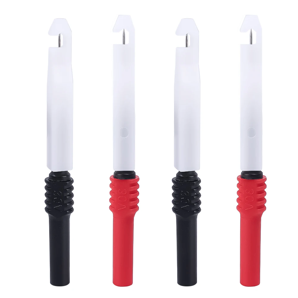 

Автомобильный Мультиметр, тестовые щупы с крышкой, тестовые щупы, тестер удлинения, контактный игольчатый наконечник, изоляционная проволока, иглы для пирсинга, 30 в