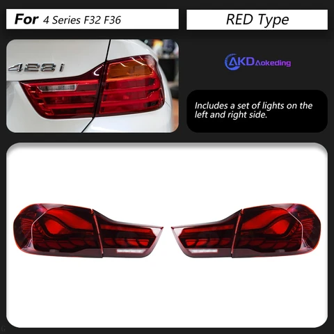 Автостайлинг, задние фонари для BMW серии 4, F32, F36, F82, M4, GTS, задний фонарь детской модели 2013-2019, Задний сигнал поворота автомобиля