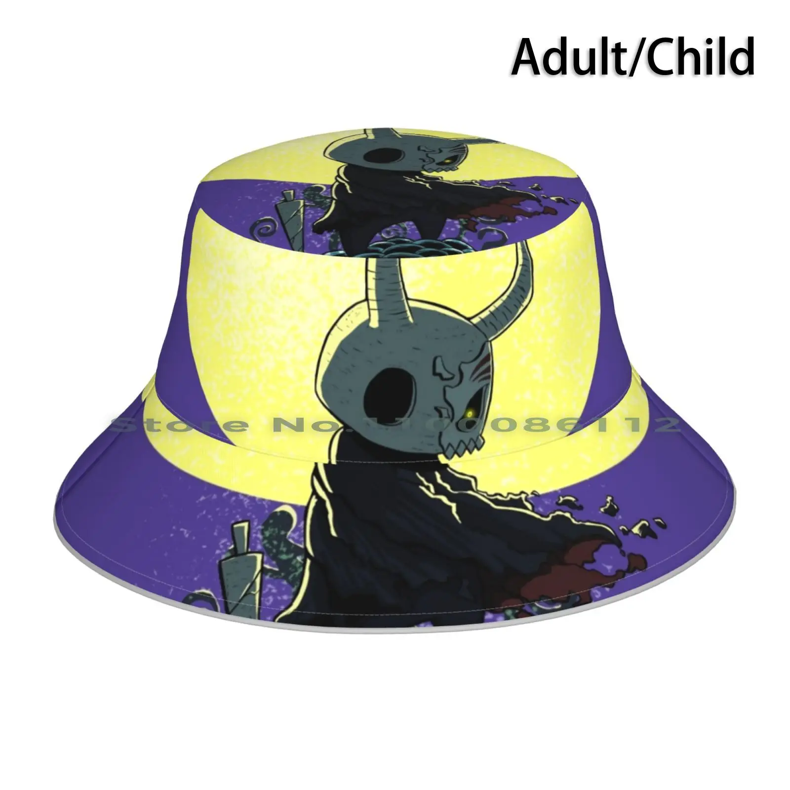 

The Hollow Bucket Hat Sun Cap Hollow Knight Shounen Animes Bleach Ichigo Geek Game Foldable Outdoor Fisherman Hat