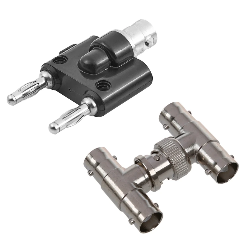 

HOT-BNC Male к 2 Female Plug RF коаксиальный T адаптер + BNC Female коннектор, 3-ходовой сплиттер с разъемом для кабеля аудио динамика