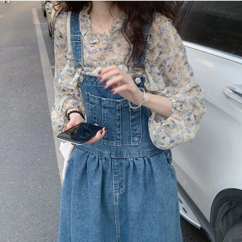 

Блузка женская с цветочным принтом, модный свободсветильник легкий повседневный элегантный шифоновый топ с длинными рукавами и оборками в ...