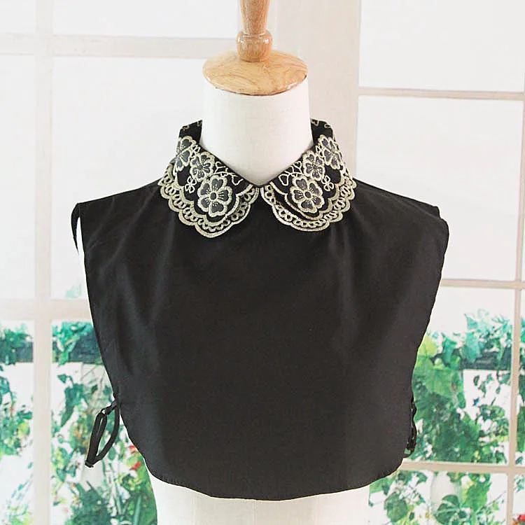 

Женская рубашка, имитация воротника, съемная рубашка из искусственного воротника, женский черный свитер, рубашка с отворотом, съемная накладная блузка, воротник, полурубашка