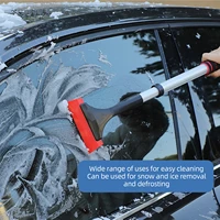 new extra long handle rubber squeegee car cleaning tool carbon vinyl wrap window tint kitchen clean water wiper snow ice scraper