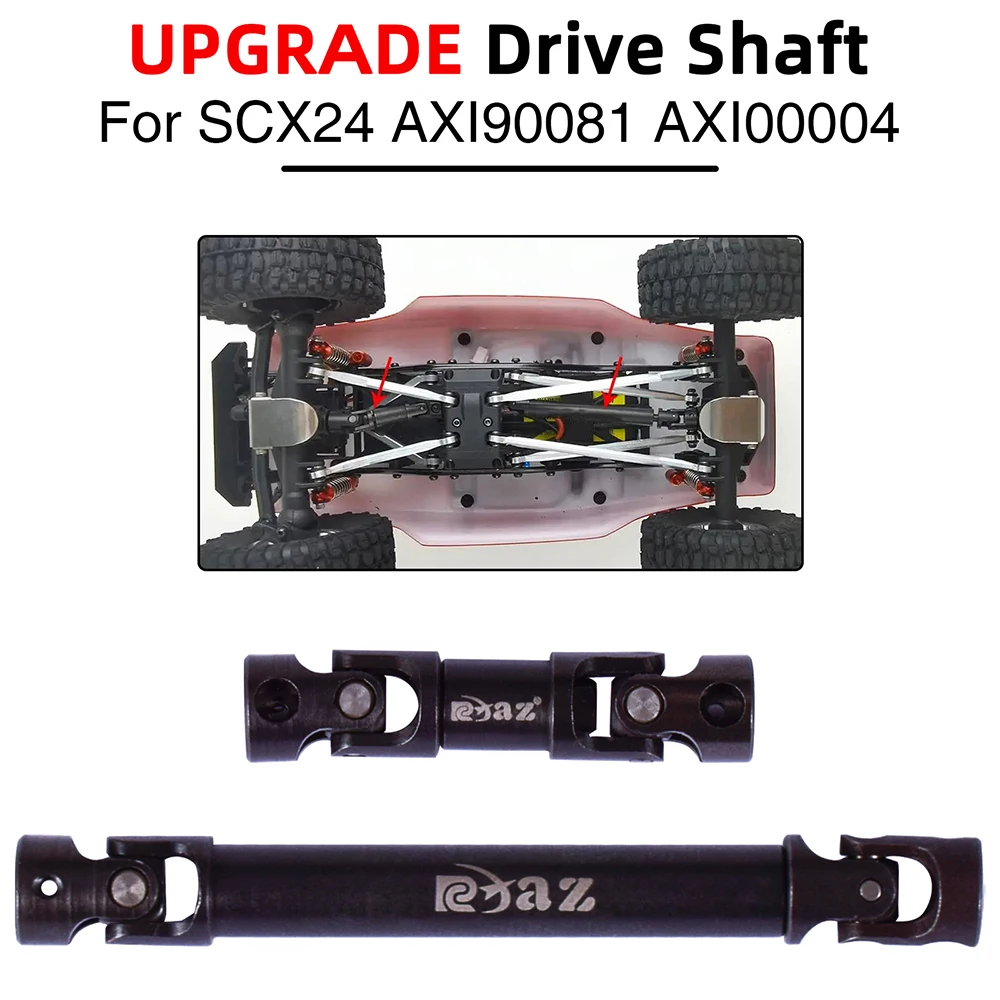 

Steel Center Drive Shaft for 1/24 RC Crawler Axial SCX24 Deadbolt B17 Betty AXI00004 AXI90081 Upgrade Parts