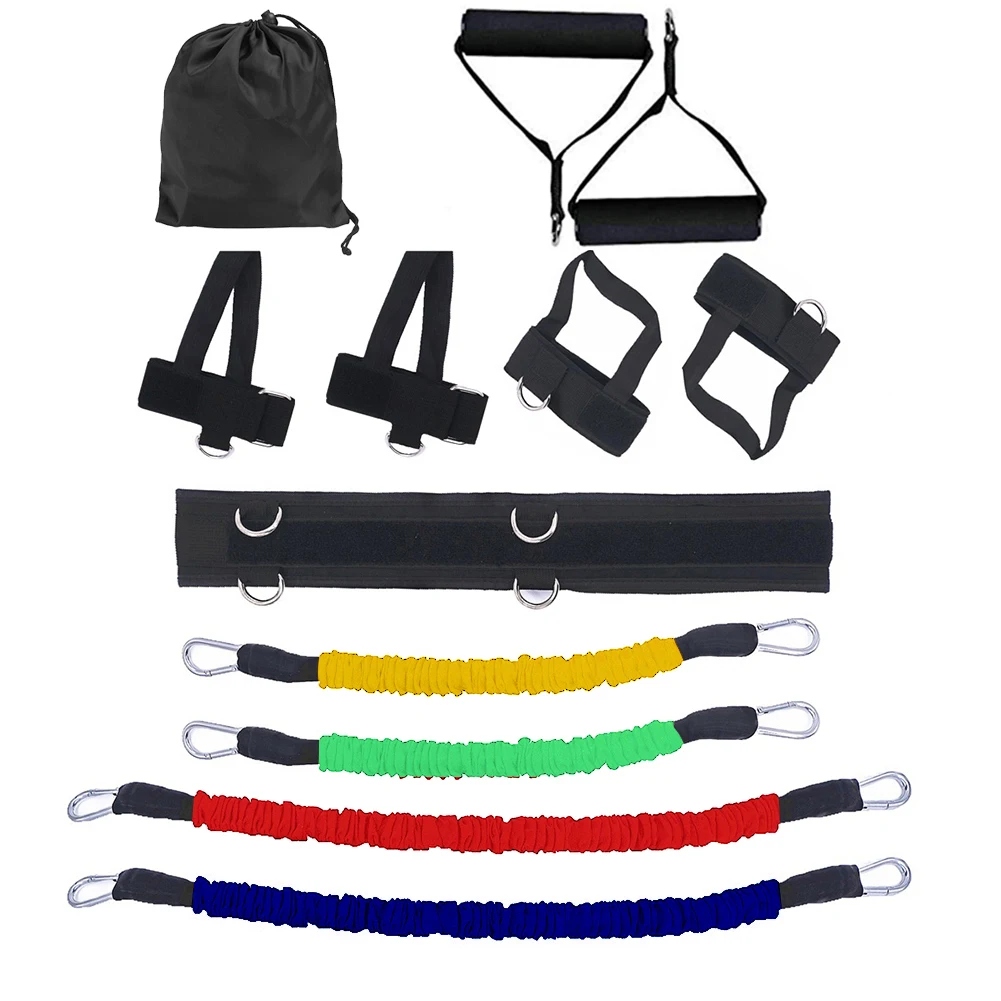 

Exercise Resistance Bands Set Exquisite Four Colours Optional Hanging Training Straps Workout Sport Home Fitness 270x220x110mm