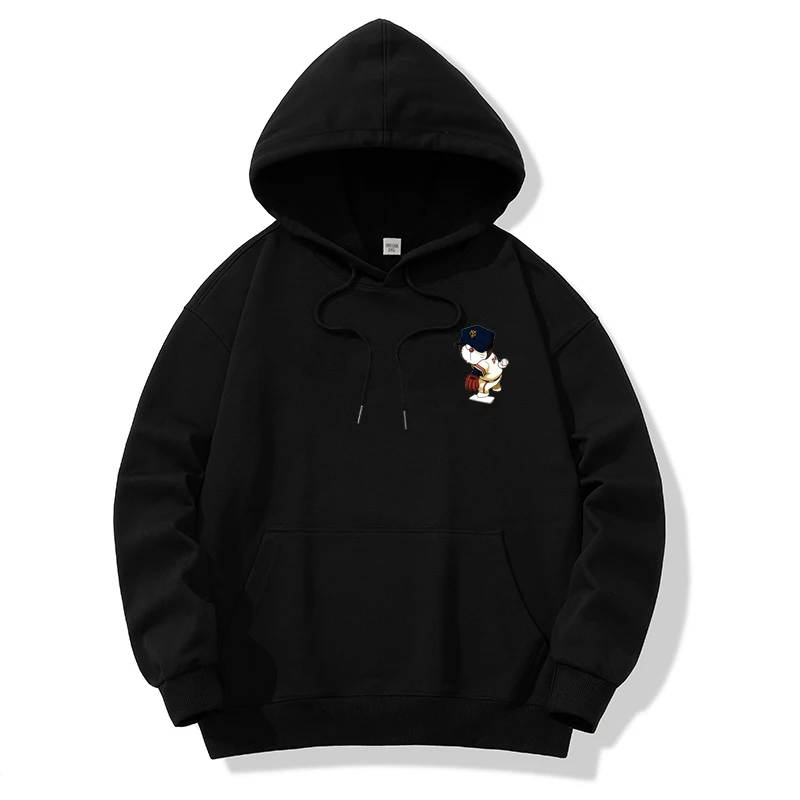 

New Harajuku fashion Autumn Winter men's personality pure cotton printed men's sports hoodie loose comfortable street hoodie Y2k