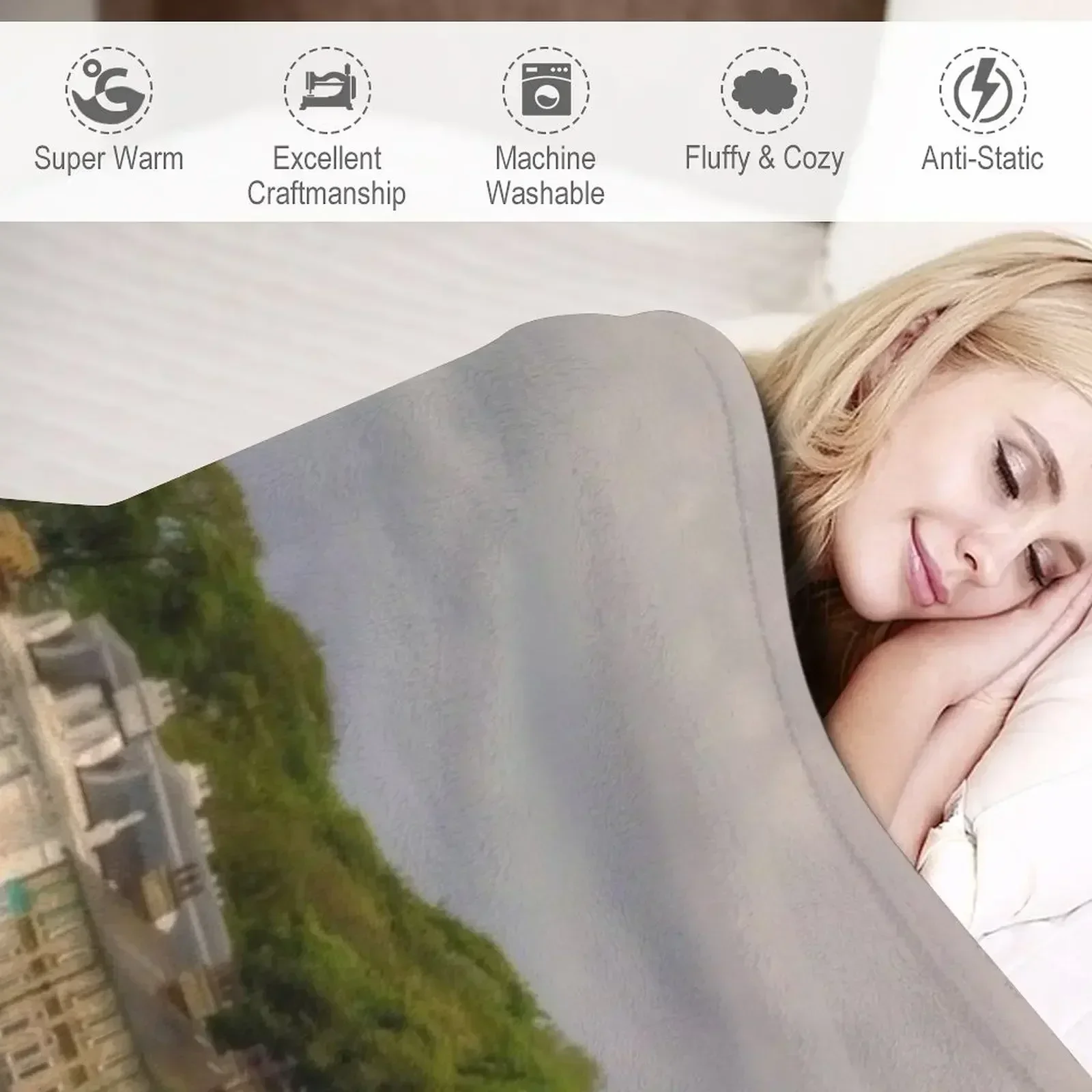 Серое одеяло для косплея манга из фильма