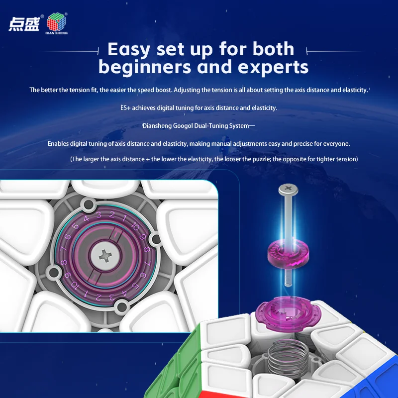 [CubeFun] Diansheng Googol 3x3 Megaminx 9 см магнитный волшебный куб интеллектуальный большой без