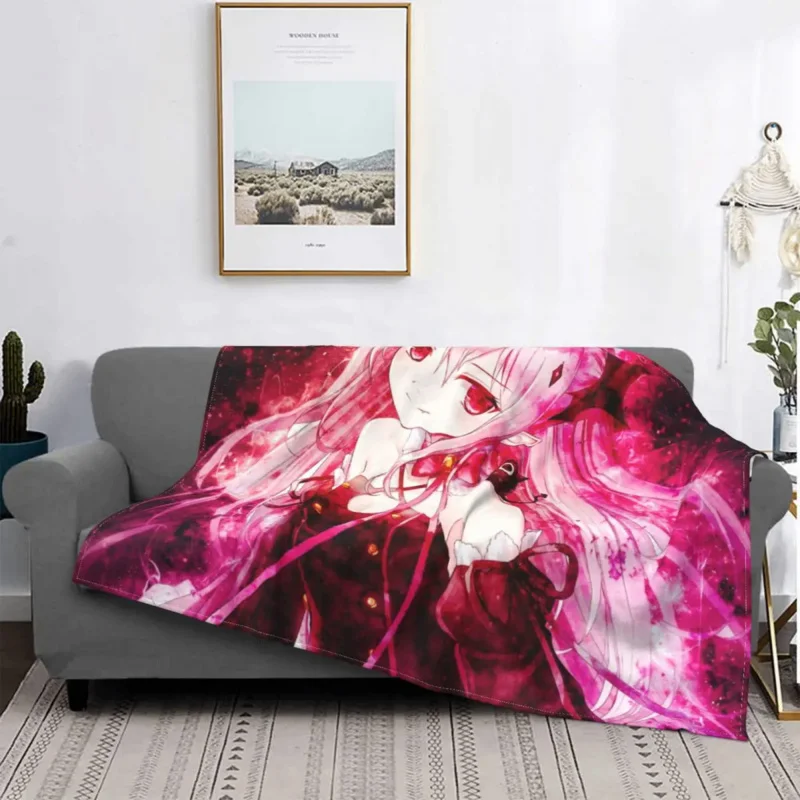 

Krul Tepes Seraph Of The End Blanket Velvet Winter anime cartoon japan Breathable Soft Throw Blankets for Home Couch Plush Thin