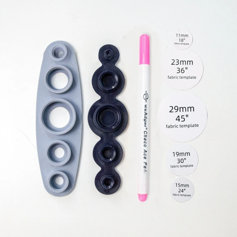 Инструмент для изготовления пуговиц обшивки Ручная работа Персонализированная