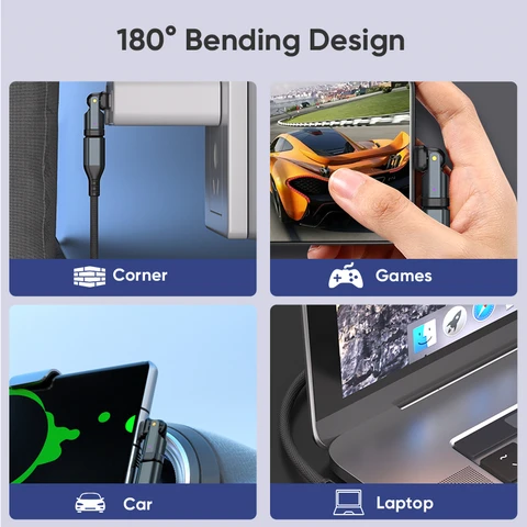 NNBILI 240 Вт USB C-адаптер USB C к Type C OTG Кабель для быстрой зарядки Адаптер типа C «папа-мама» Конвертер для телефона Macbook Ноутбук