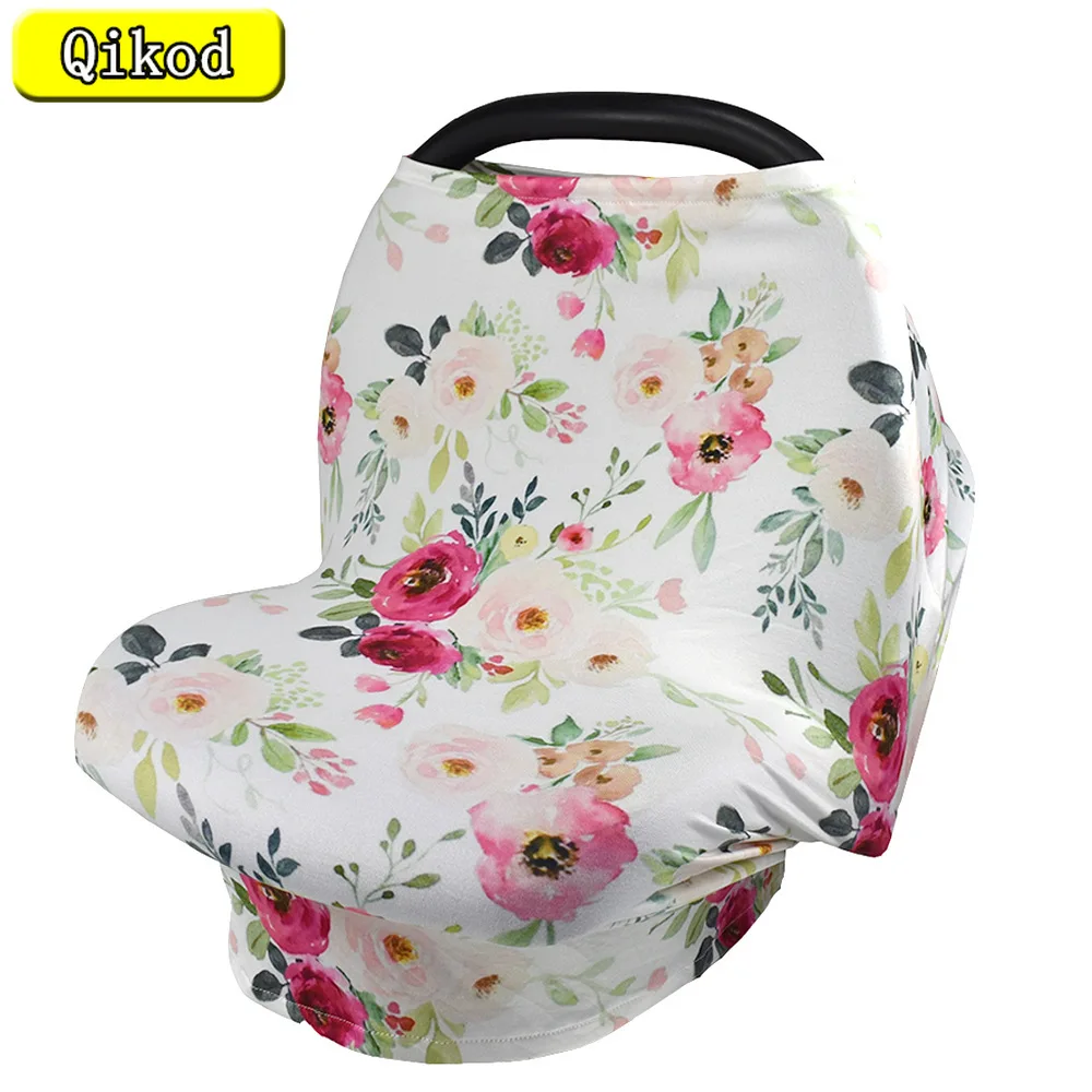 

Multifunction Stretchy Baby Car Seat Cover Nursing Cover Breastfeeding Cover Shopping Cart Grocery Trolley Covers Carseat Canopy