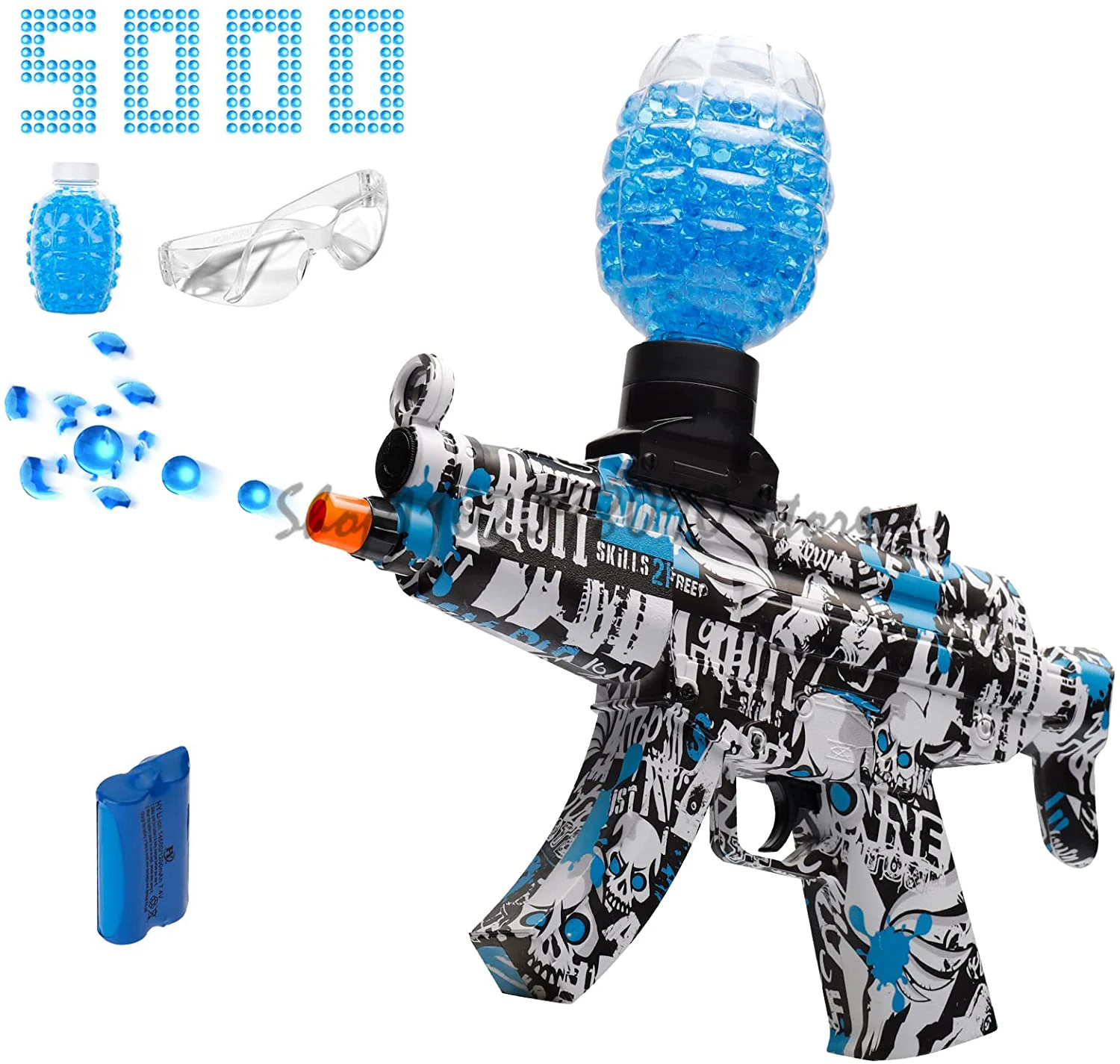 

2022 AK47/MP5 Электрический гелевый бластерный пистолет, игрушки для мальчиков, пистолет, стреляющее оружие CS, уличная игра, страйкбол для детей, ...