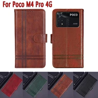 new cover for xiaomi poco m4 pro case magnetic card leather wallet flip phone protective etui book for poco m4 pro 4g 5g %d1%87%d0%b5%d1%85%d0%be%d0%bb%d0%bd%d0%b0