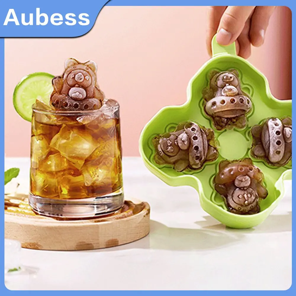 

Exquisite Carving Ice Block Mold Install The Buckle Frozen Ice Hockey Box Food Grade Silicone No Odor Mold More Durable