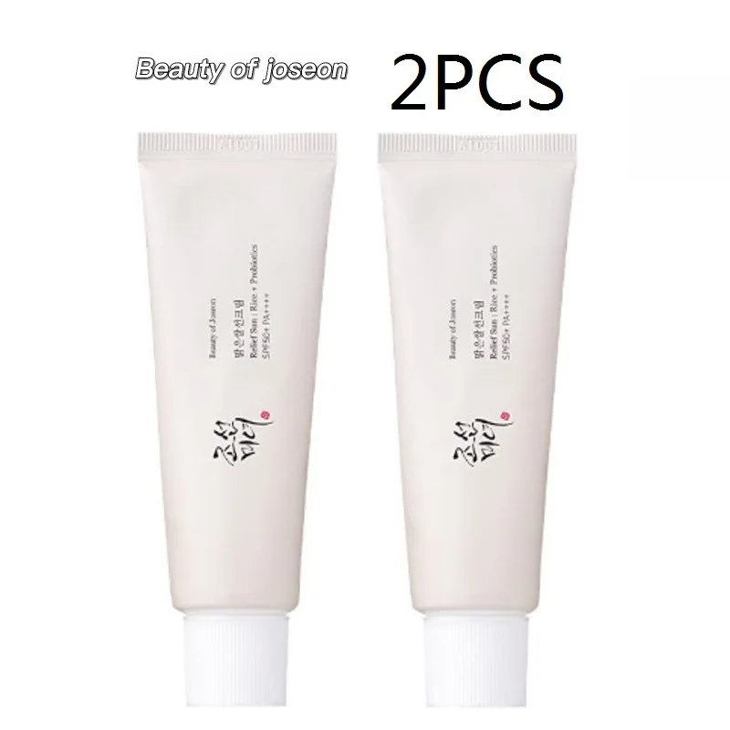 

2PCS/Set Beauty of Joseon Relief Sun Rice Probiotics 50ml SPF50+ PA++++ Facial Body Sunscreen Whitening Moisturizing CC Cream