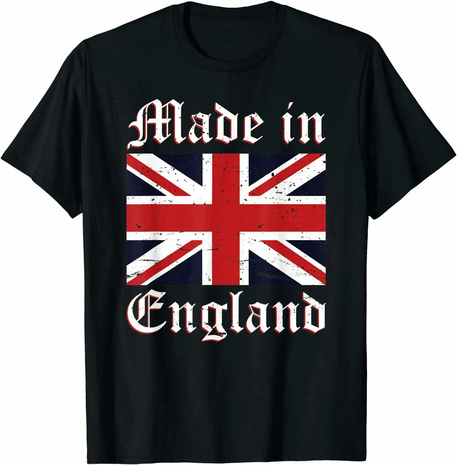 

Cool Quotes Made In England with Flag Design T-Shirt Tee Shirts