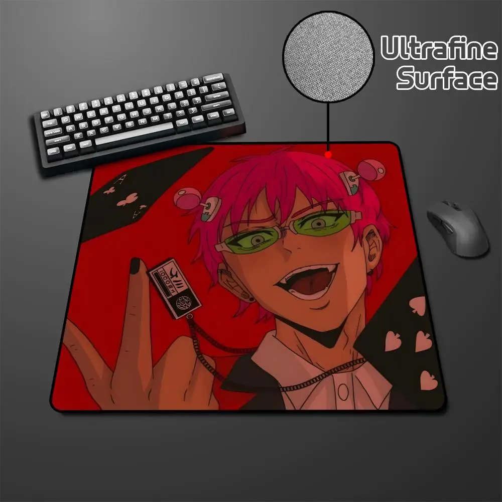 Коврик для мыши Saiki of The Disastrous LifeS резиновый маленький коврик CSGOs настольный