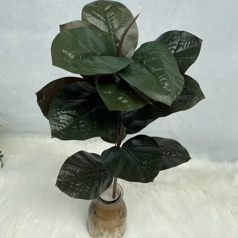 

67cm Tropical Tree Large Artificial Ficus Plants Branches Plastic Fake Leafs Green Banyan Tree For Home Garden Room Shop Decor