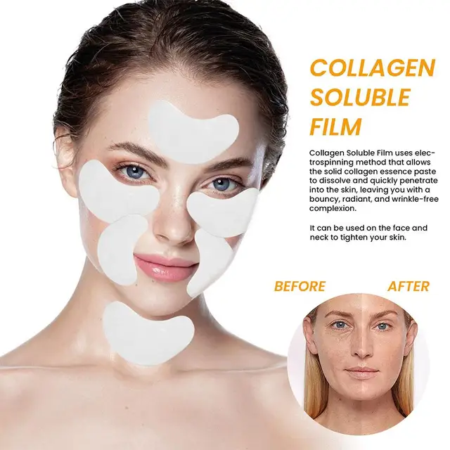Highprime Collagen Soluble Film Highprime Collagen Film Circles Moisturizing Remove Wrinkles Lift Anti-Aging Firming 1