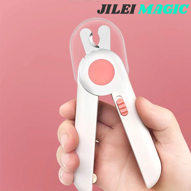 

JILEI Волшебная машинка для стрижки ногтей для домашних животных, круглая головка с пирсинговым устройством, кусачки для кошек, собака, красот...