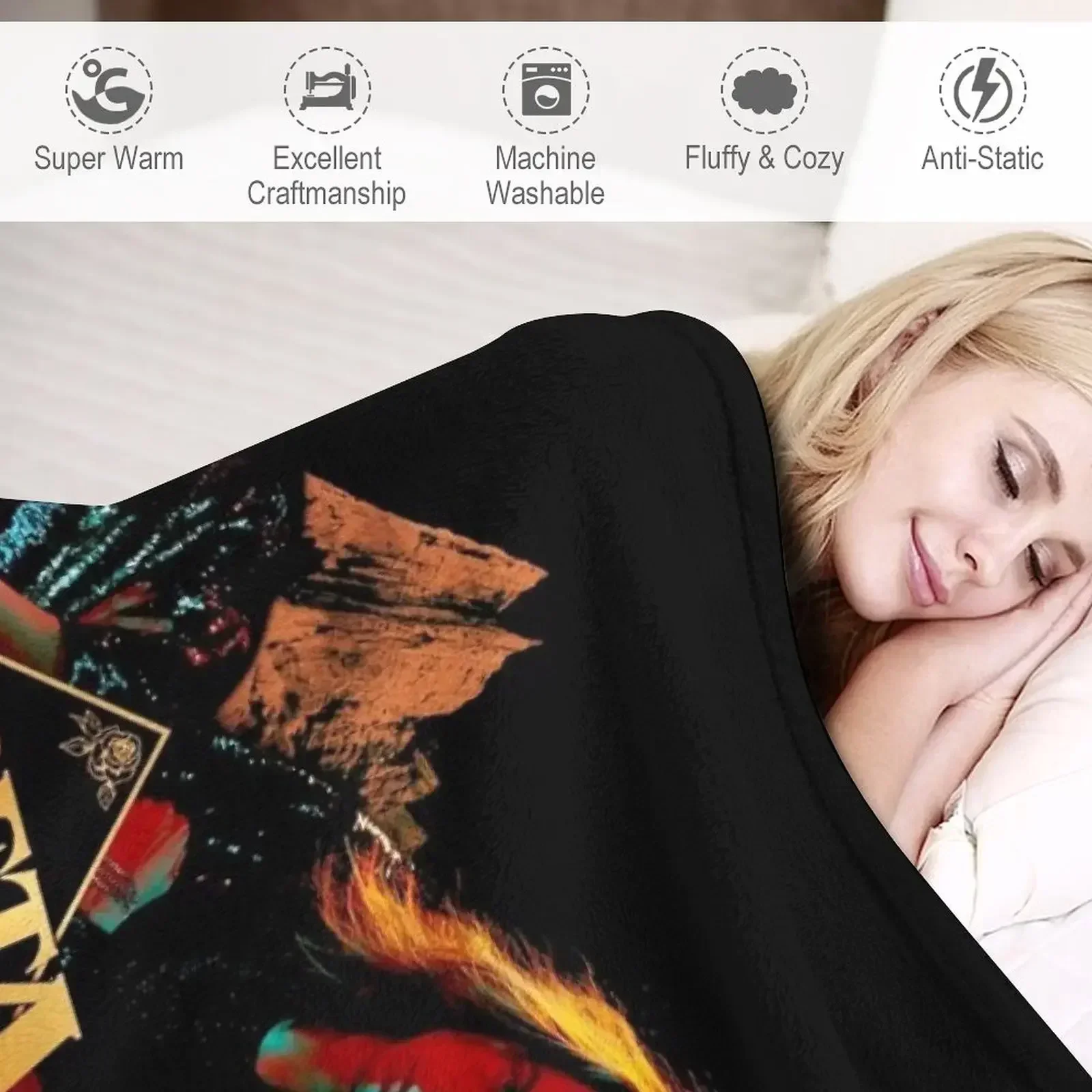 Плед kyhu5 greta van fleet my дорожные мягкие плед-одеяла