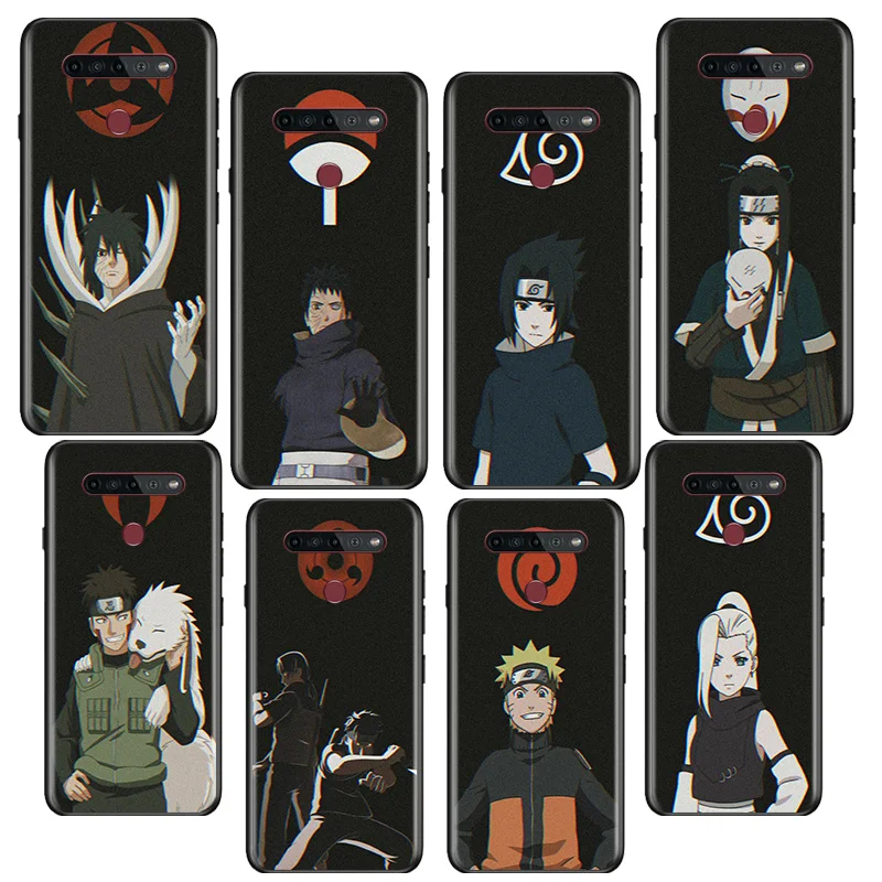 

Anime Naruto For LG Q60 V30 V40 V50 V50S V60 G8 G8X G8S ThinQ 5G K22 K40S K41S K50S K51S K61 K71 K92 5G Black Phone Case Capa