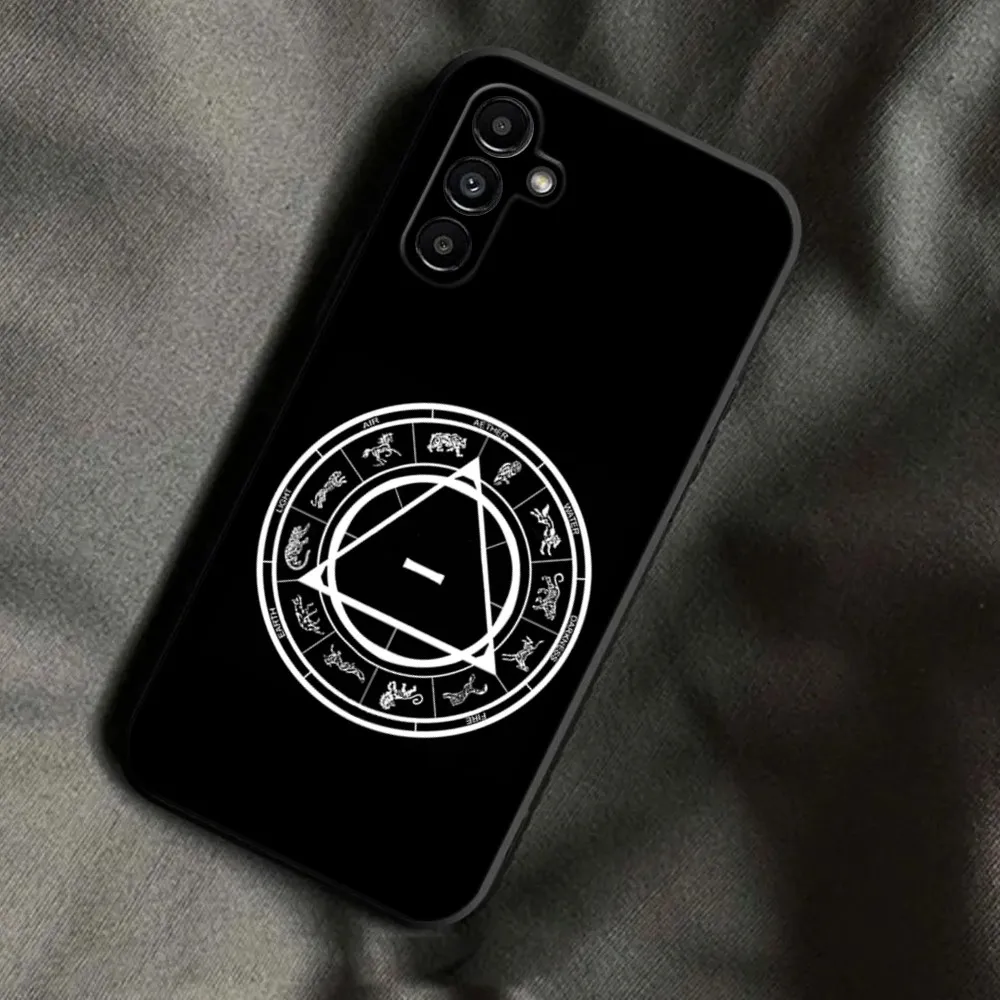 Creative Therian Symbol Phone Case For Samsung Galaxy A13 A21s A22 A31 A32 A52 A53 A71 A80 A91 Soft Black Cover