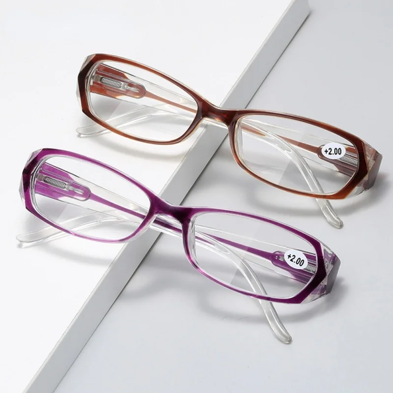 

Reading Glasses Retro Anti Blue ray Ladies Fashion Presbyopia Eyeglasses Women Computer Prescription Eyewear with +1.5 +2