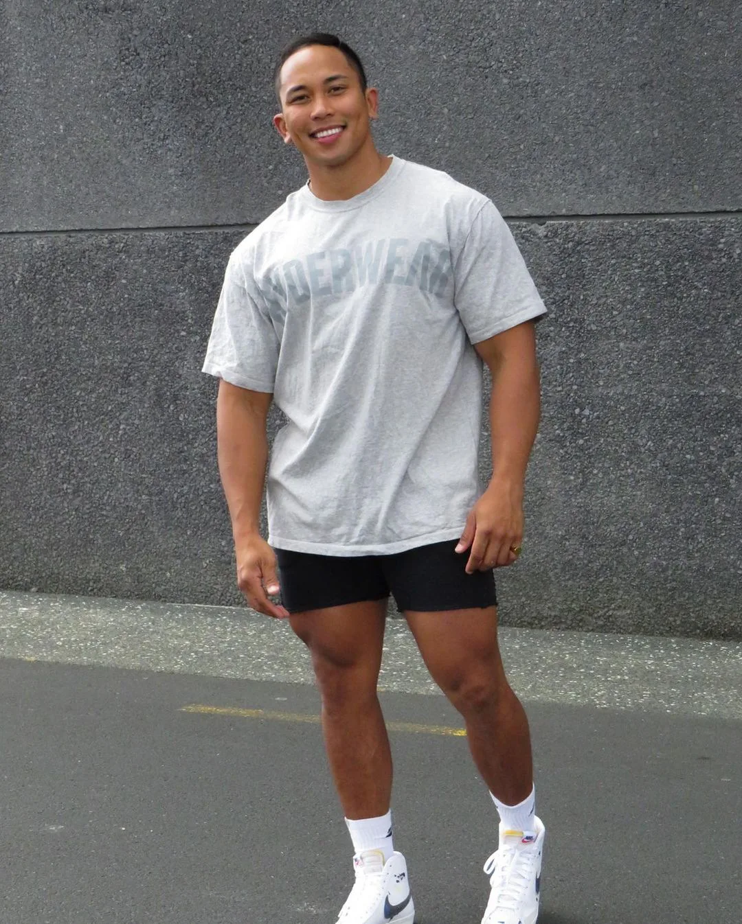 Футболка мужская оверсайз с коротким рукавом хлопковая Свободная рубашка