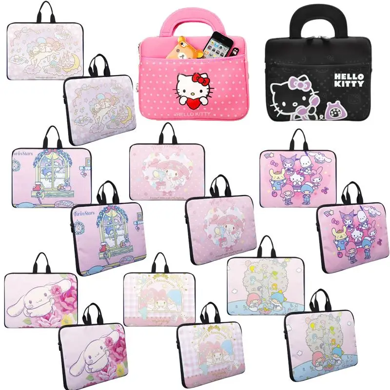 

Мультяшные Sanrios серии милые Hellokittys водонепроницаемая сумка для компьютера Kawaii Cinnamoroll Компьютерная сумка грязный и удобный