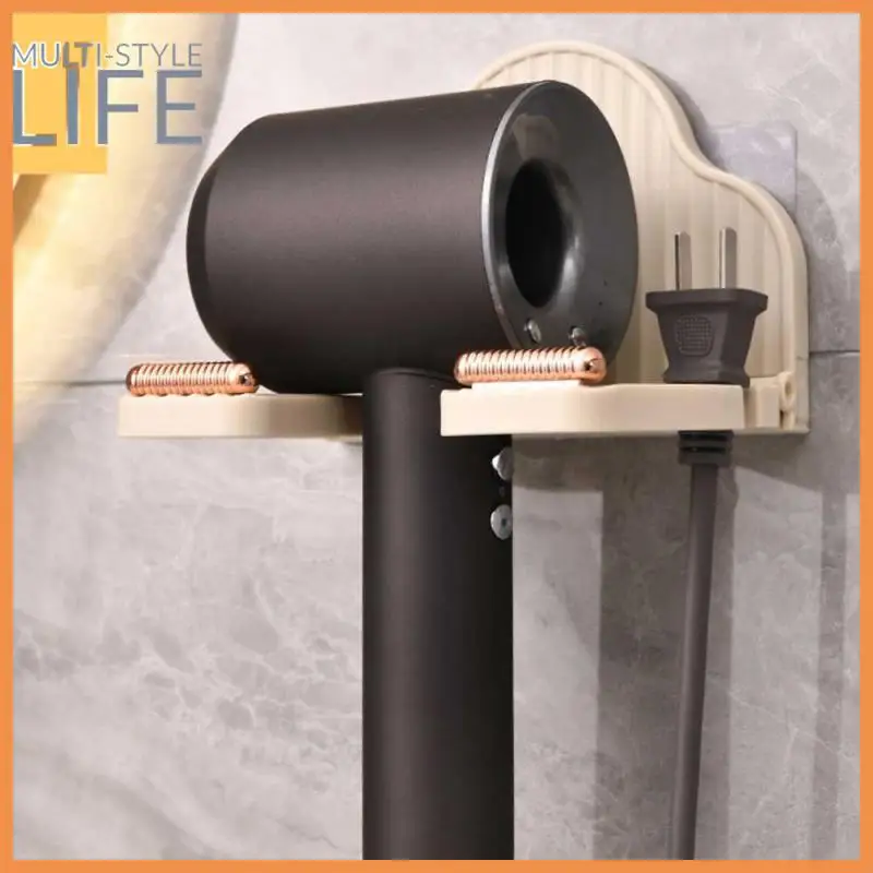 

Easy Access Shelf No Punching Hair Dryer Holder Good Looking And Practical Thickened Material Strong Bearing Capacity