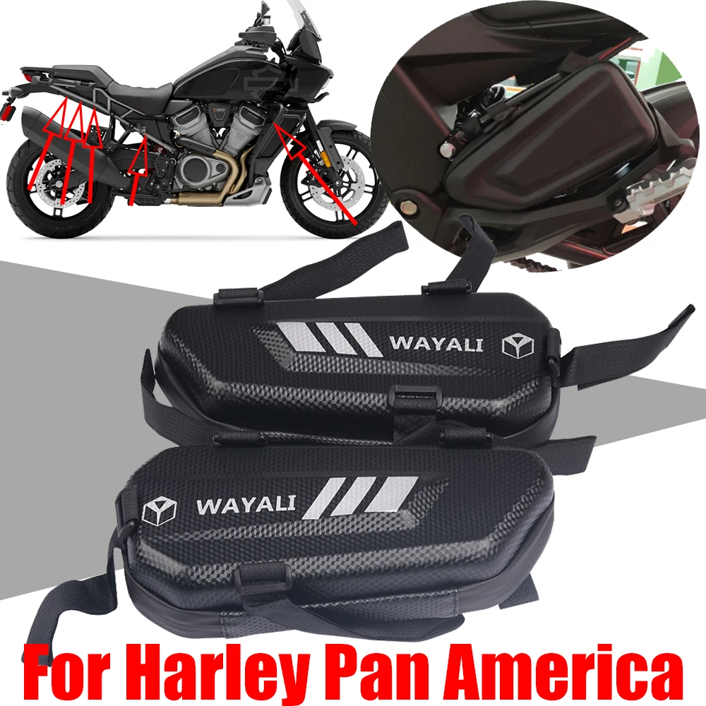 

For Harley Davidson Pan America 1250 S 1250S PA1250 RA1250 S Bags Motorcycle Accessories Side Bag Waterproof Storage Tool Bag