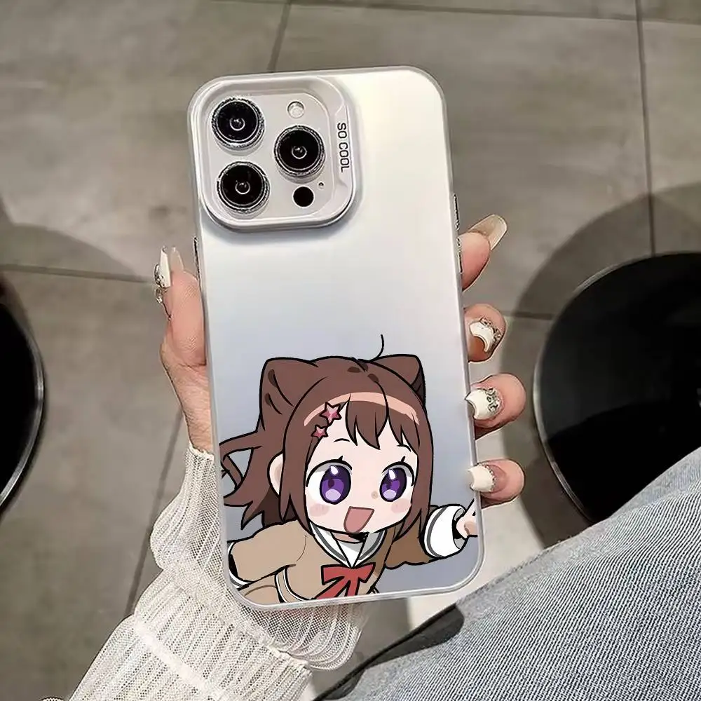 Фото Чехол для телефона GANSO BanG Dream Chan Kasumi Toyama для iPhone 17, 16, 15, 14, 13, 12, 11, Mini, Pro, E, MAX, матовый, цвета конфет. №2