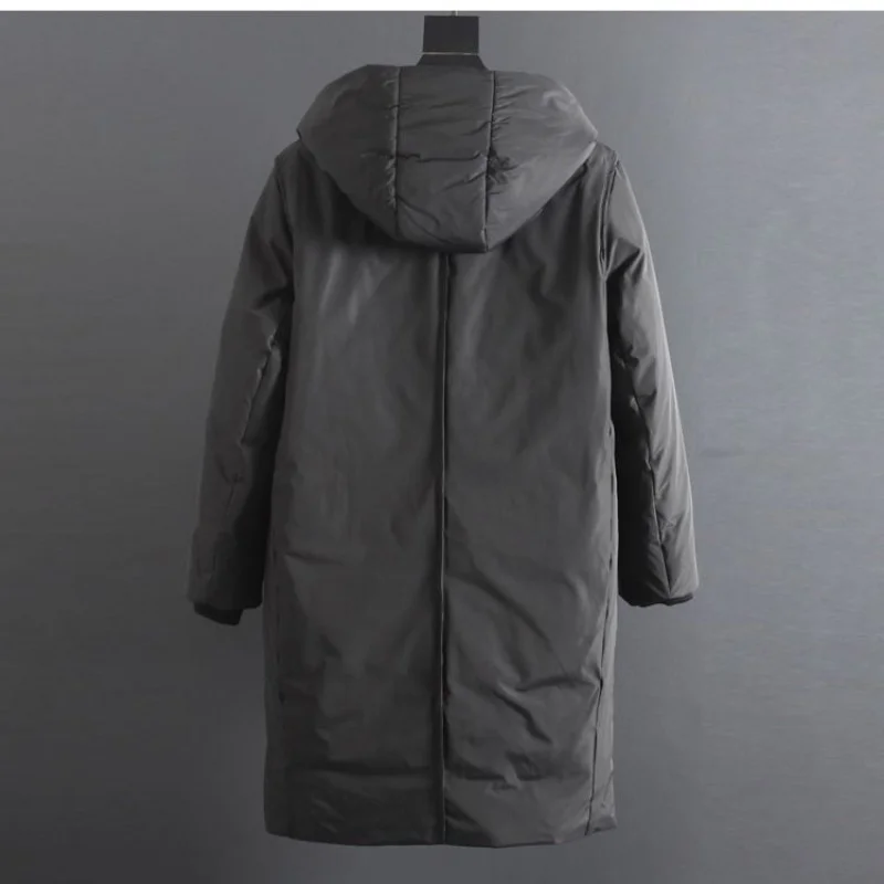 Men's Down Jacket Coats for Men Winter Hooded Thick Mid-length Men's Cold Jacket Men Parka Winter Parkas for Men Long Coat