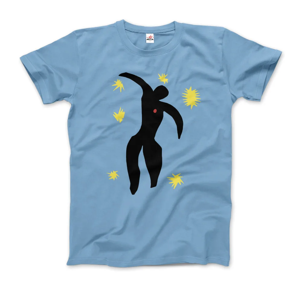 Футболка винтажная из 1947 хлопка с рисунком полыни Матисса икаруса