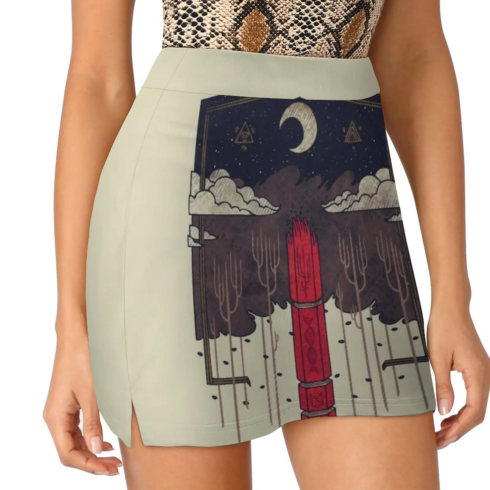 Женская юбка с обелиском The Lost модная Корейская Легкая летняя рамкой в виде