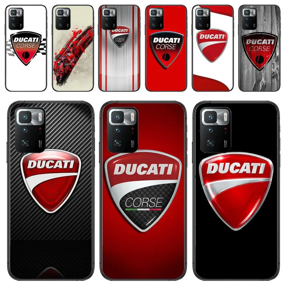 

Motorcycle Racing Ducaties Soft Phone Case For Redmi 9 9A 7A 10 8A 10A 8 Note 11 10S 7 11S Plus POCO X3 Pro Luxury Fashion Cover