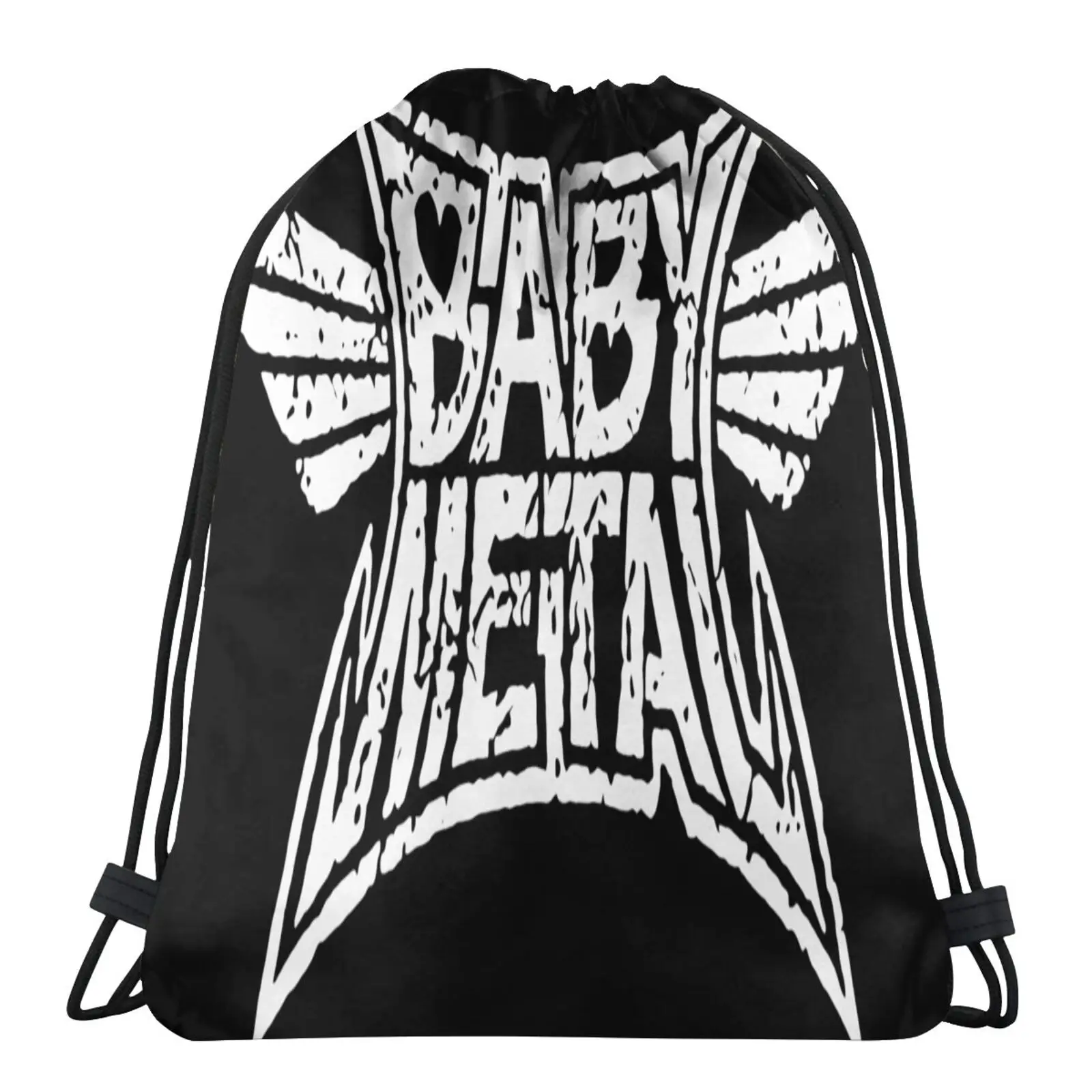 

Babymetal Licensed Merch Band Bag Backpack Sack Woman Cloth Bags Drawstring Backpack Shoe Backpack Hip Sack Bag Straw Backpack