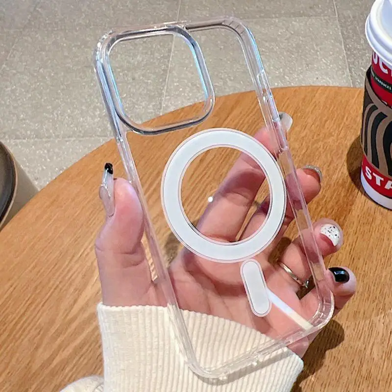 Мобильный телефон чехол с защитой от царапин и эффектом-стойкий Прозрачный многослойный поглощающий давление чехол для женщин phone11