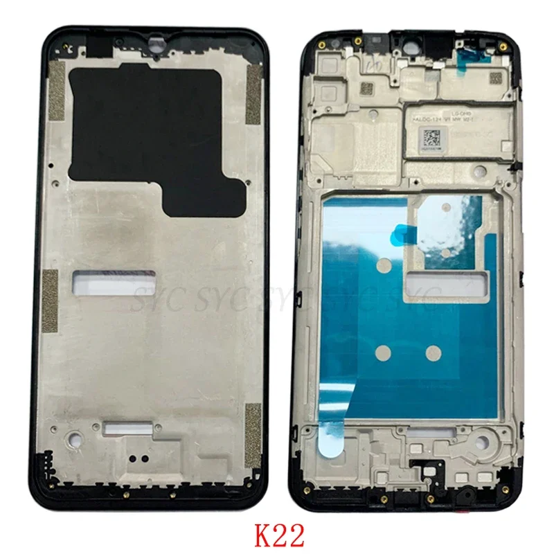 Средняя рамка ЖК-дисплея корпус корпуса для LG K22 K42 K52 K62 K51 металлическая ЖК-рамка
