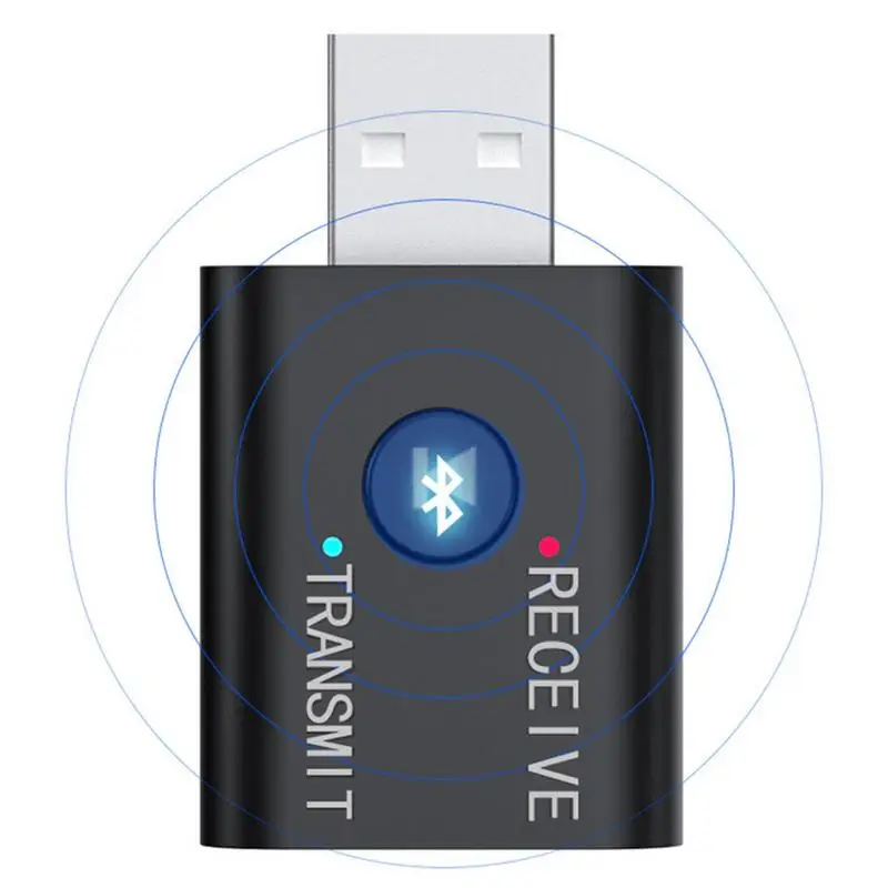 

5.0 Adapter Wireless USB Mini Receiver Stereo Music Audio Transmitter For PC TV Car 3.5mm Adaptador