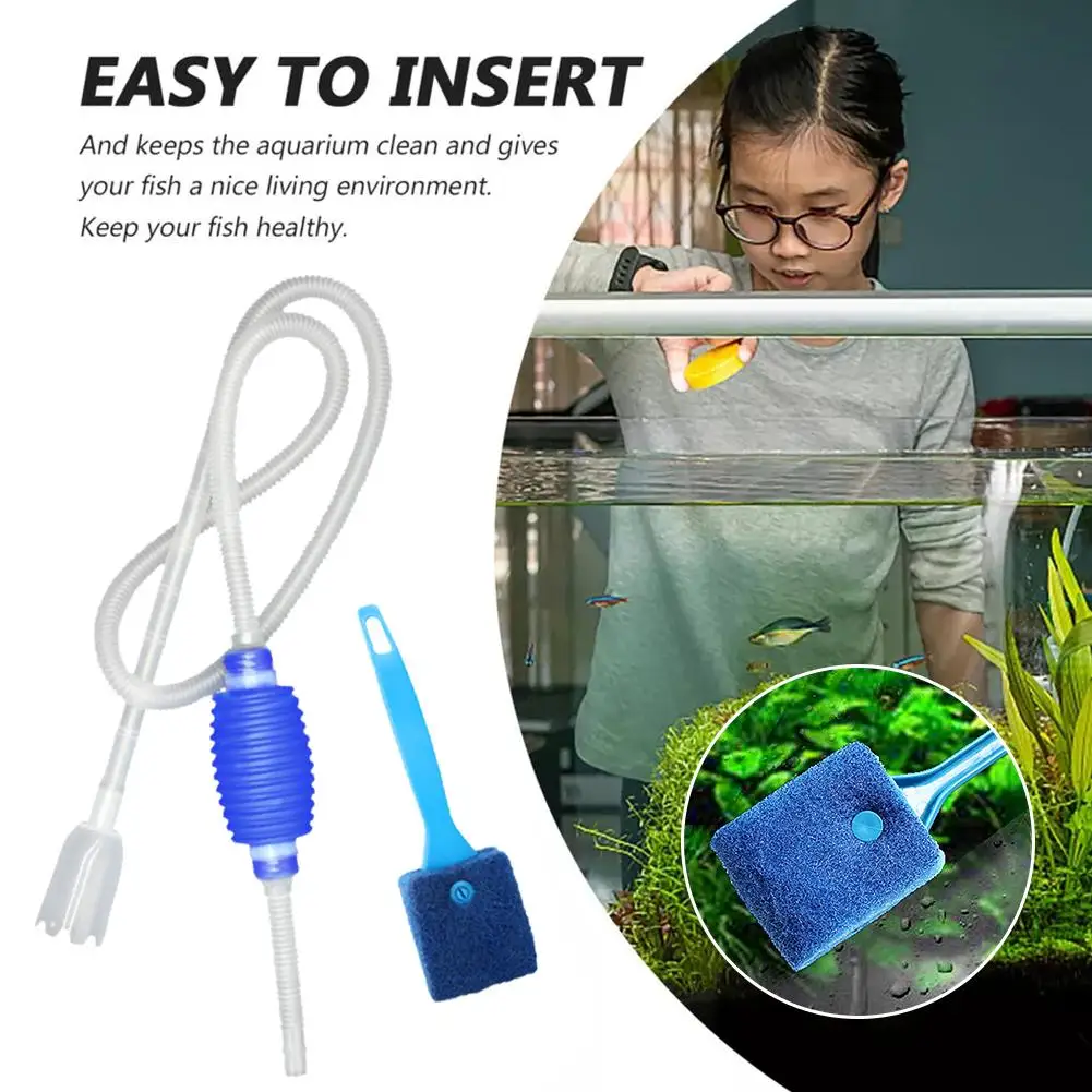 Портативный очиститель аквариума K3M7 устройство для очистки с аксессуарами