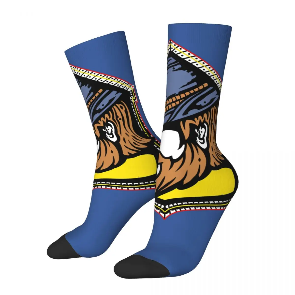 

Funny Crazy Compression Sock for Men Art Hip Hop Harajuku Red Dead Redemption 2 Desert Cowboy Seamless Printed Boys Crew Sock