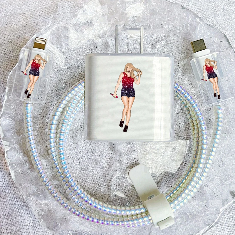 Популярный женский Американский чехол певицы для IPhone 15 14 13 Pro Max 1820 Вт Зарядное