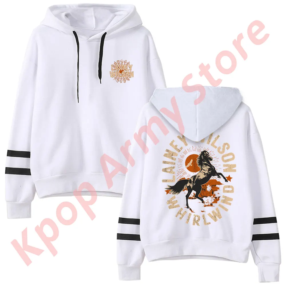 Lainey Wilson Whirlwind Horse Logo Merch пуловеры унисекс модная уличная одежда без карманов с