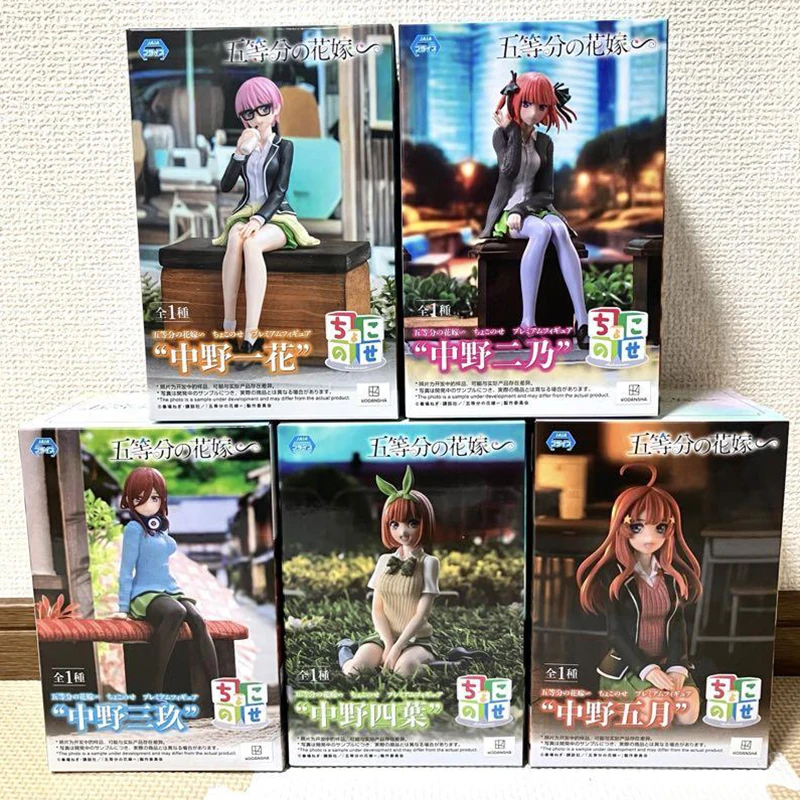 Фото В наличии оригинальные SEGA PM The Quintessential Quintuplets Nakano Ichika Nino Miku Yotsuba Itsuki ПВХ аниме фигурки игрушки №2
