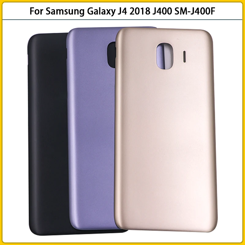 Пластиковая Задняя Крышка батарейного отсека для Galaxy J4 2018 SM-J400F J400FN J400DS J400