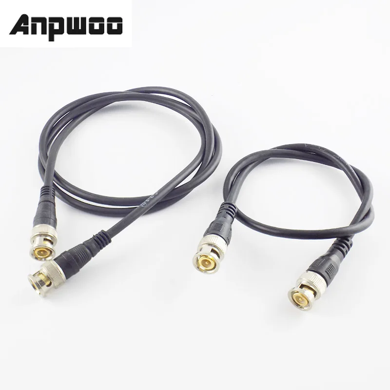 

0.5M/1M/2M/3M BNC Extension Cord Cable BNC Male To Male Adapter Cable For CCTV Camera Home Security BNC Connector High Quality